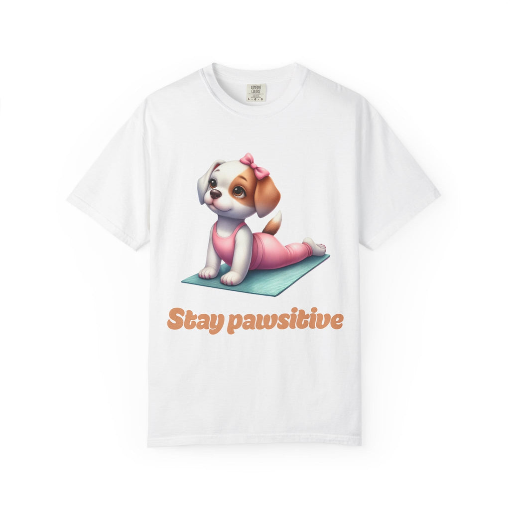 Stay pawsitive t-shirt