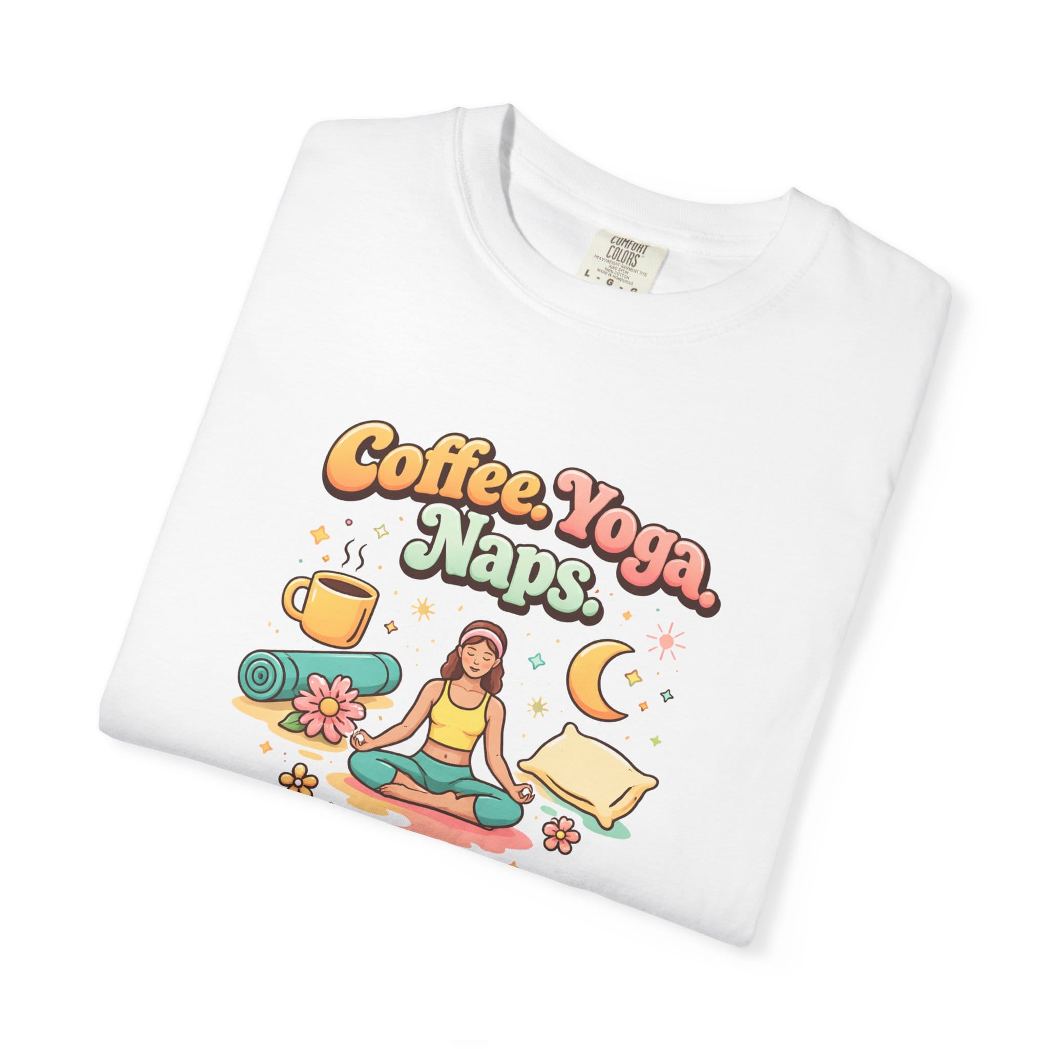 Coffee Yoga Naps t-shirt