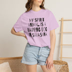 My Spirit Animal is a Napping Dog in Savasana t-shirt