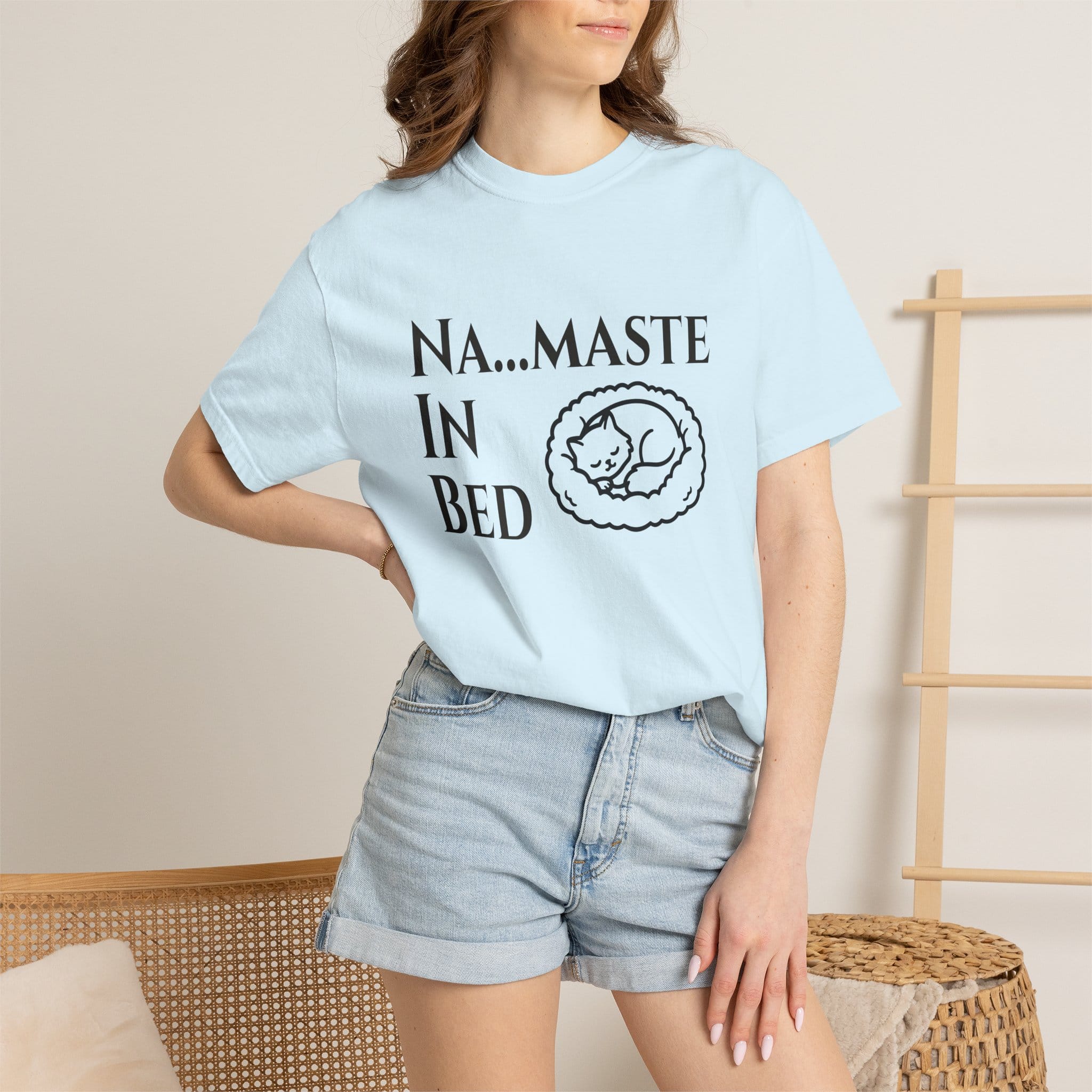 Na....maste in Bed t-shirt