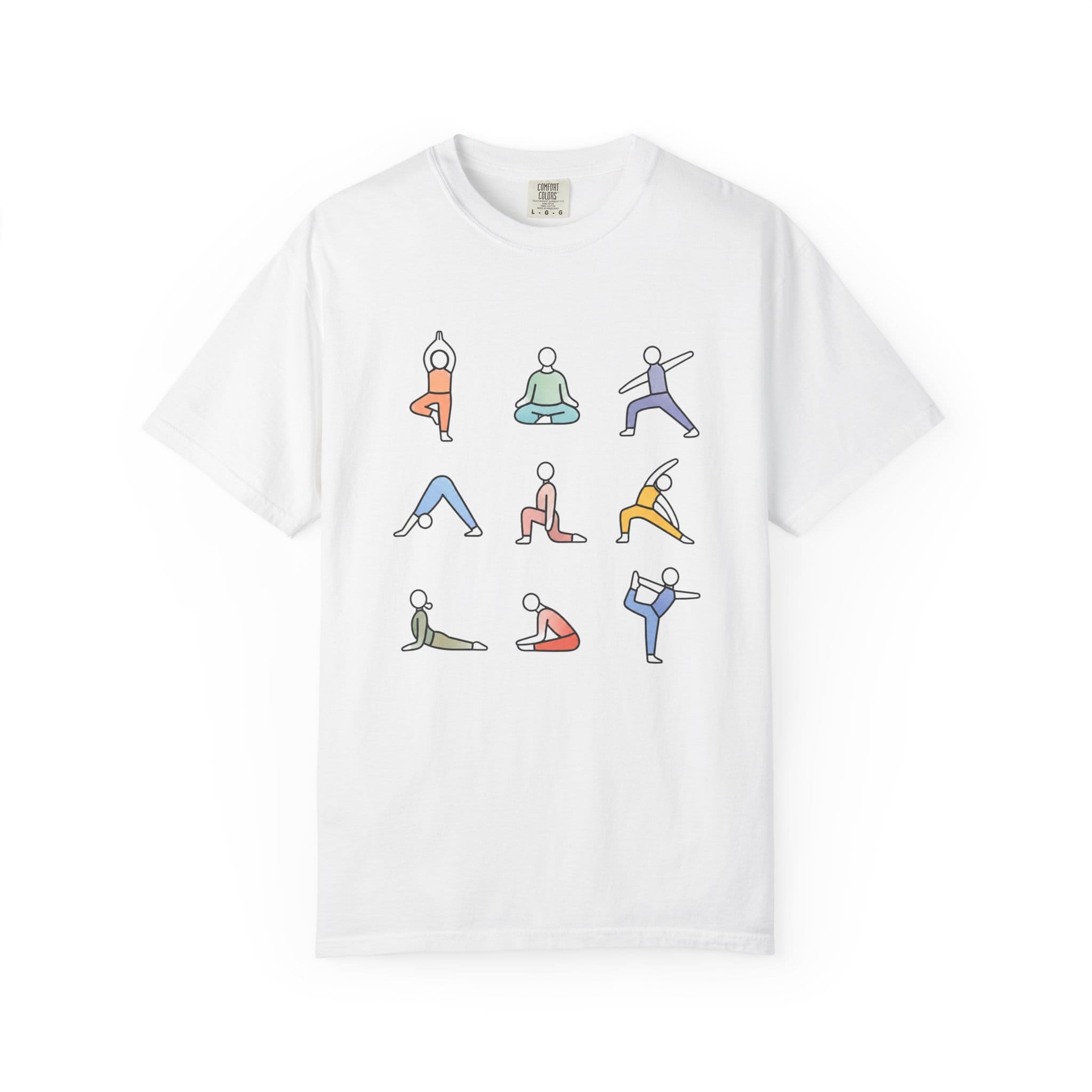Yoga Pose Illustrations t-shirt