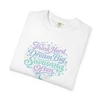 Think Hard Dream Big Savasana Often t-shirt