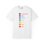 Know See Speak Love Do Feel Am t-shirt