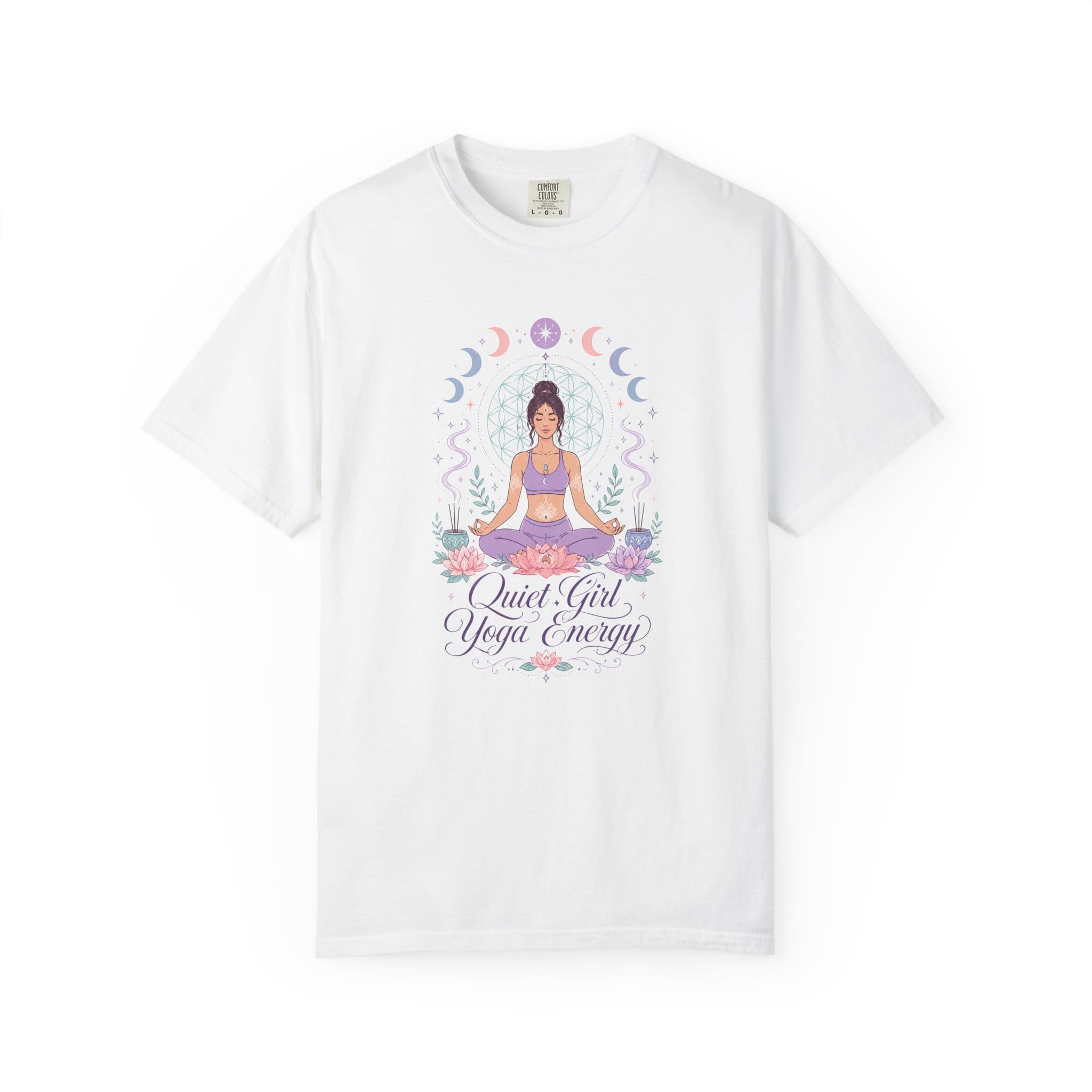 Quiet Girl Yoga Energy t-shirt