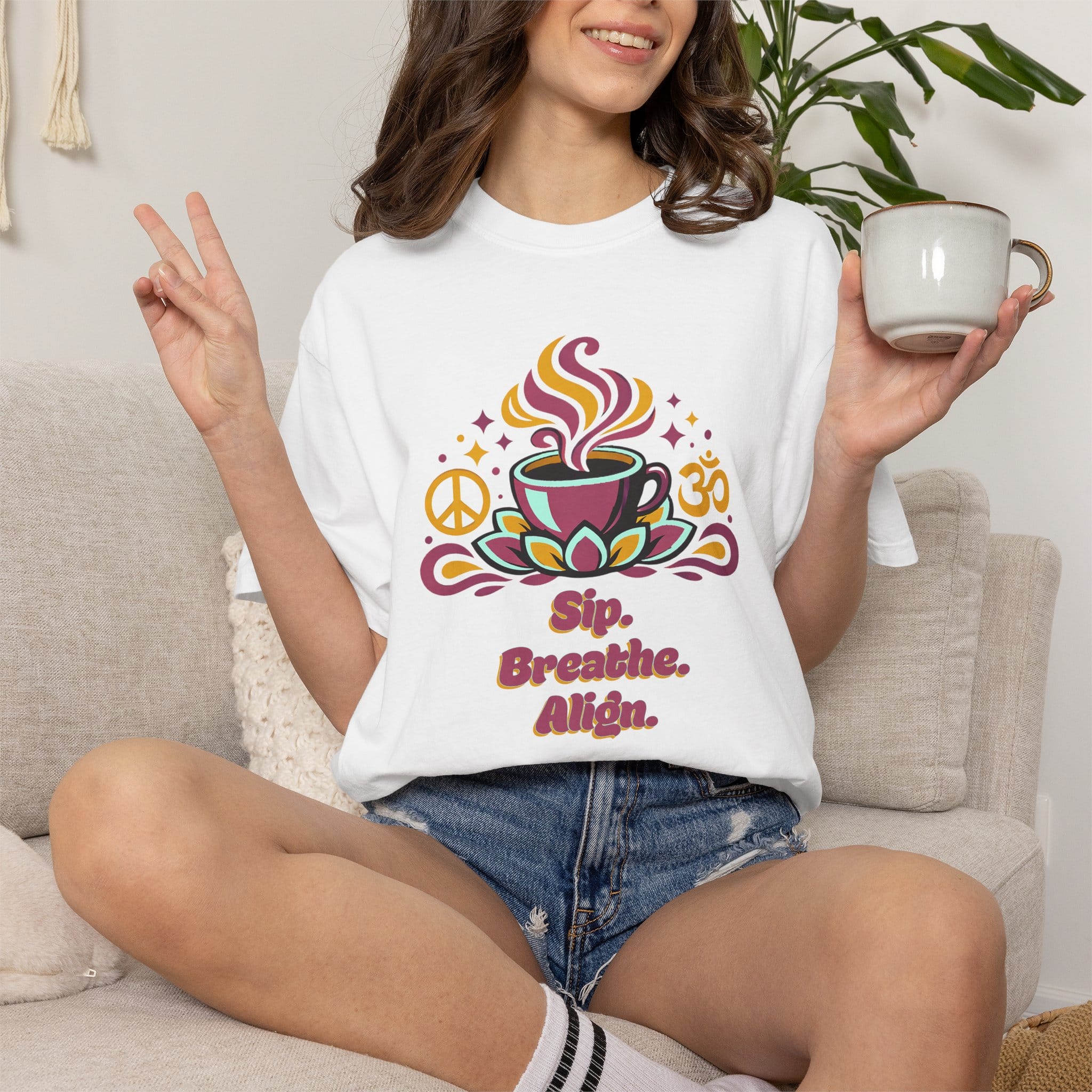 Sip Breathe Align t-shirt